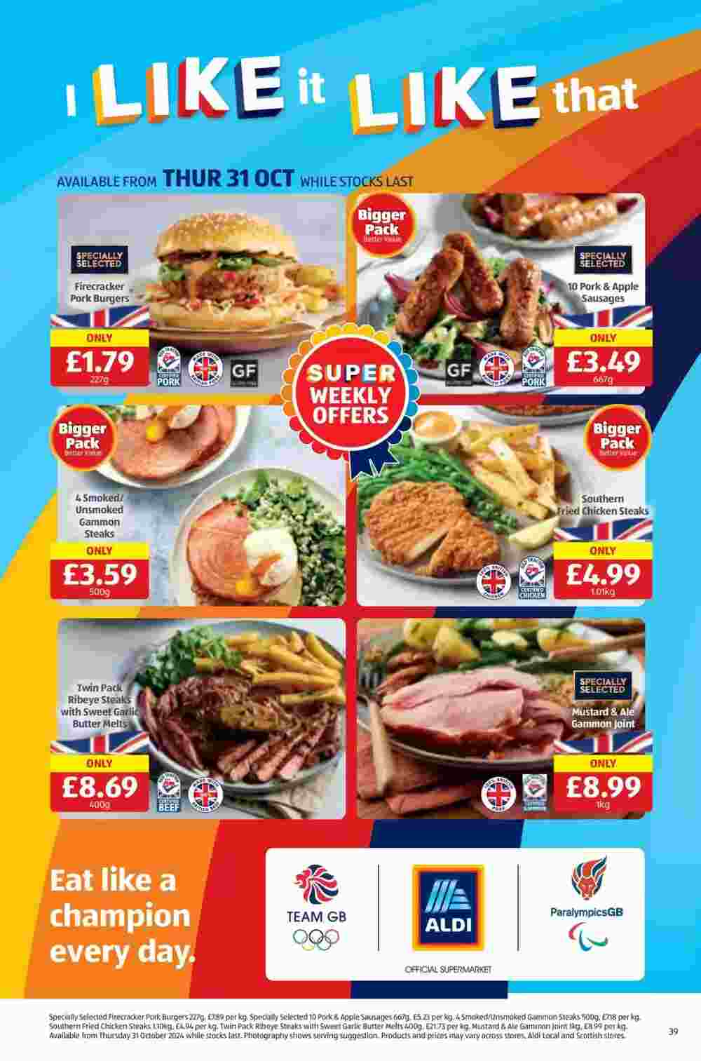 Aldi offers valid from 02/11/2024 - Page 39.