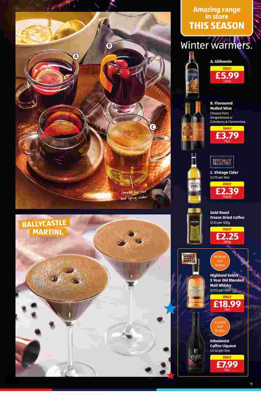 Aldi offers valid from 03/11/2024 - Page 11.