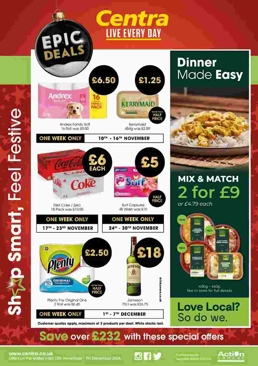 Centra offers valid from 10/11/2024 - Page 1.