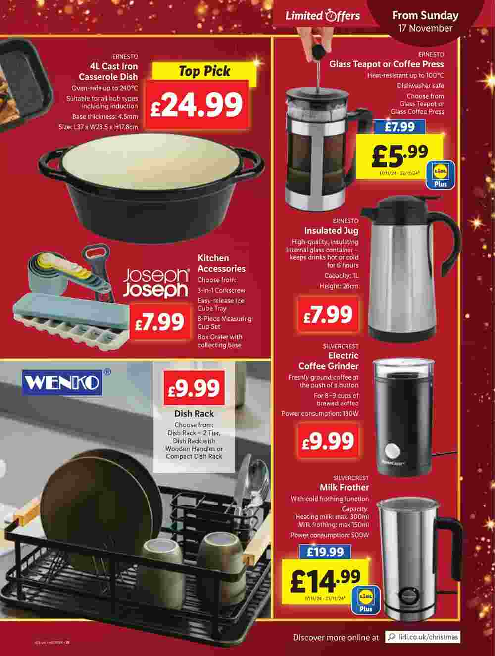 Lidl offers valid from 14/11/2024 - Page 17.