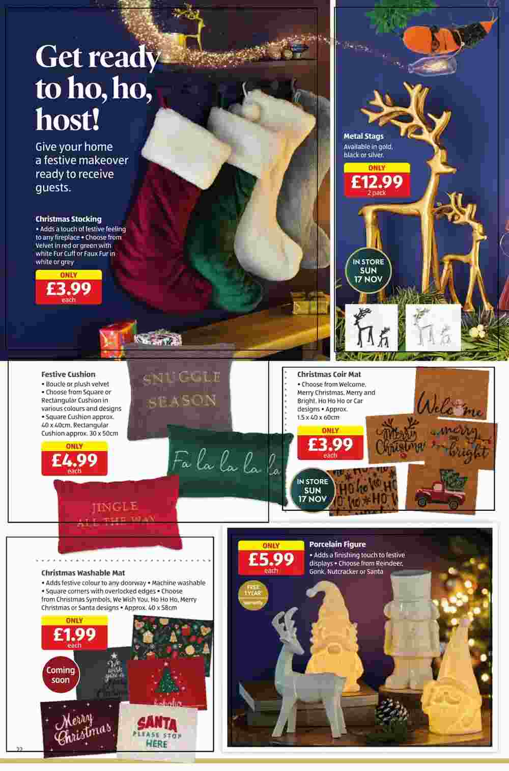 Aldi offers valid from 14/11/2024 - Page 22.