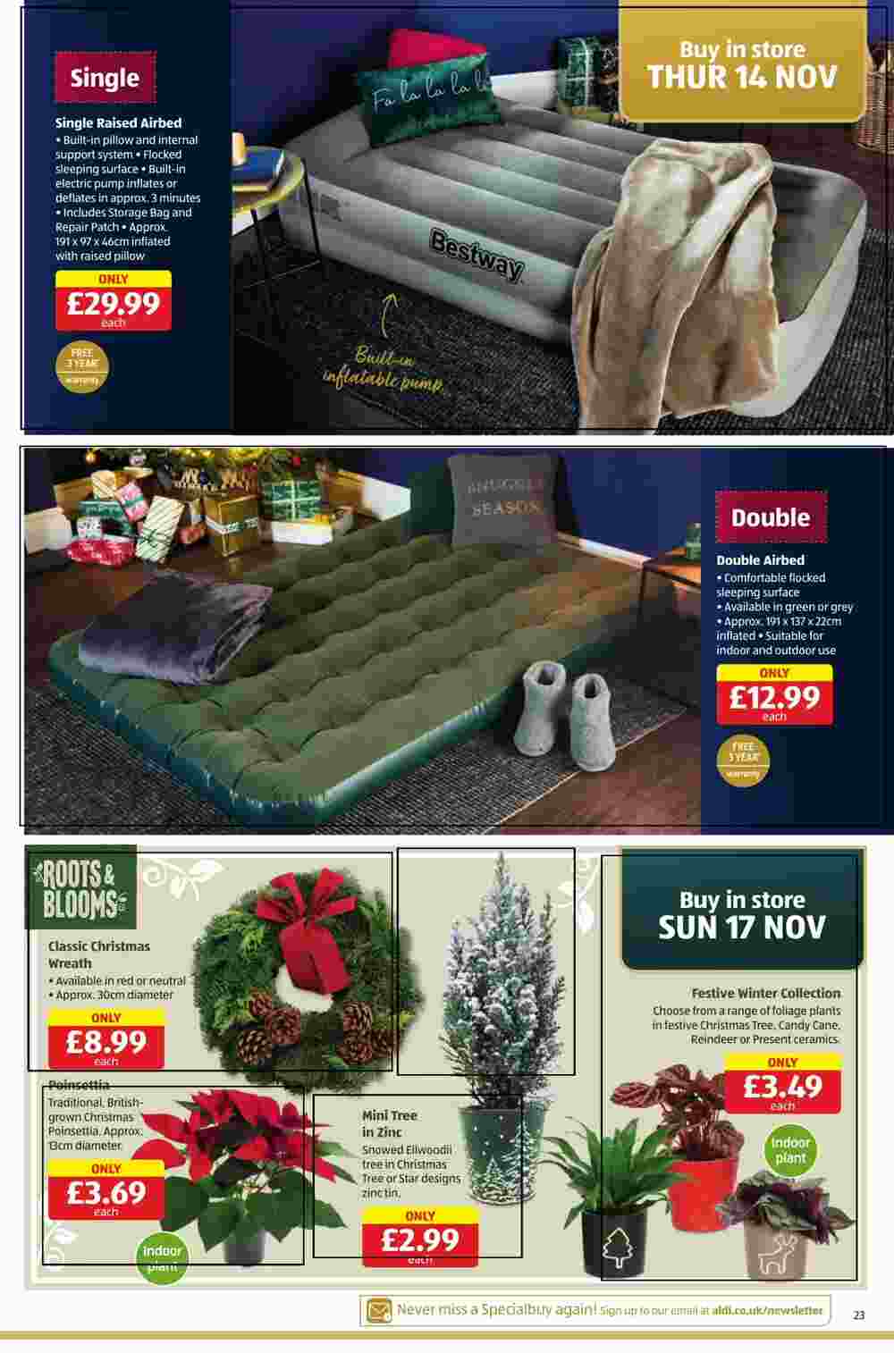 Aldi offers valid from 14/11/2024 - Page 23.