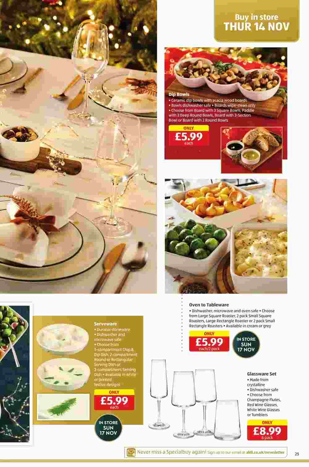 Aldi offers valid from 14/11/2024 - Page 25.