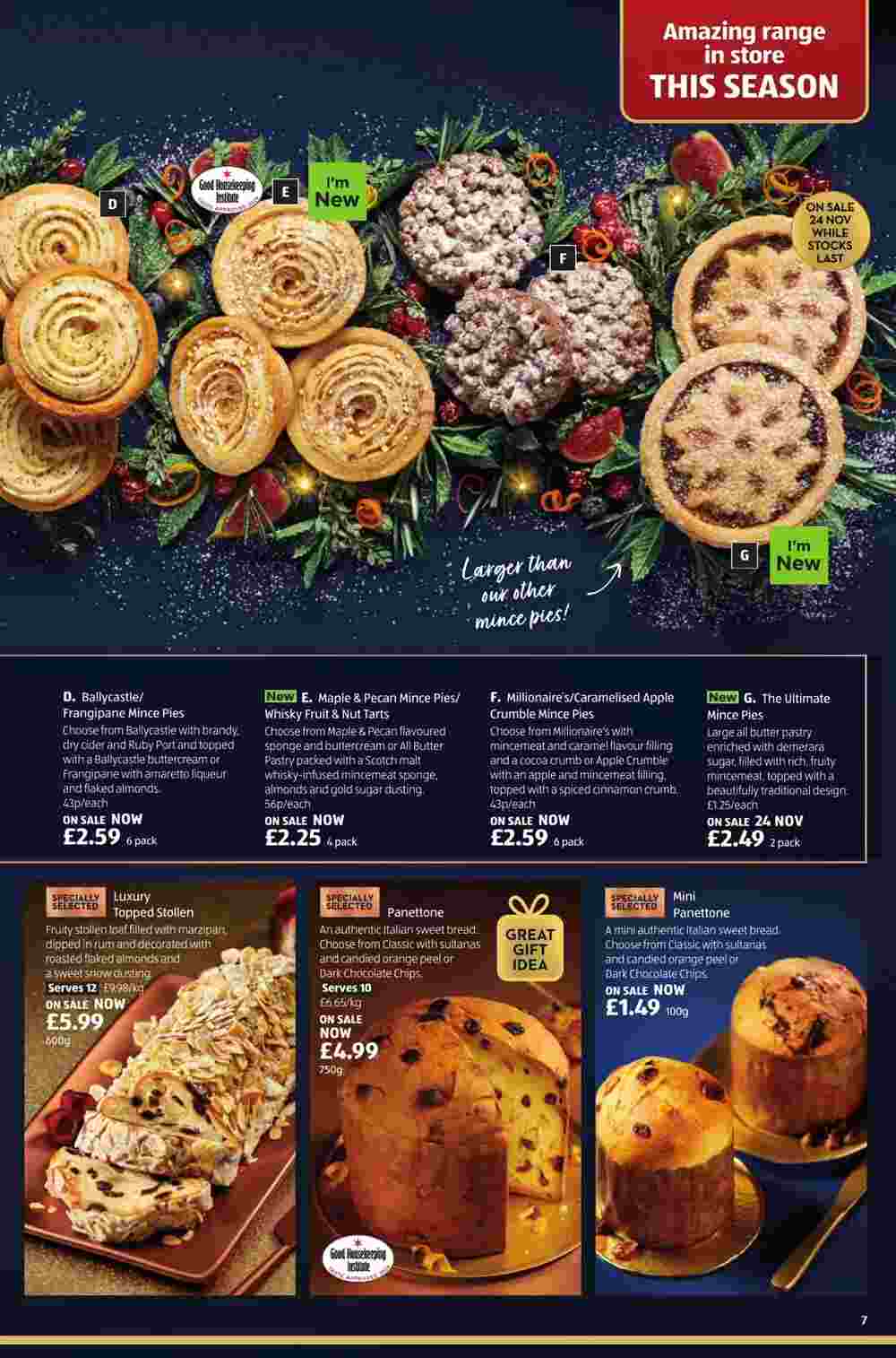 Aldi offers valid from 14/11/2024 - Page 7.