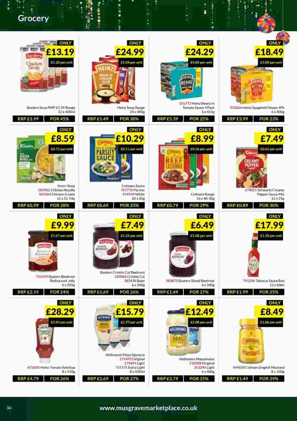 Musgrave MarketPlace offers valid from 18/11/2024 - Page 34.