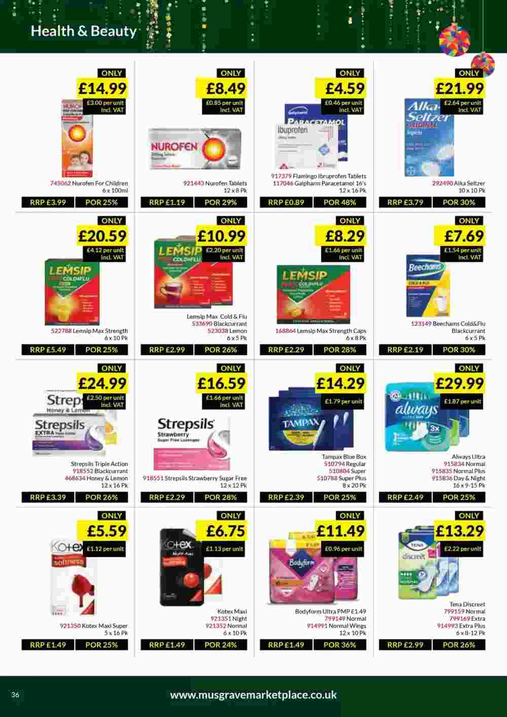 Musgrave MarketPlace offers valid from 18/11/2024 - Page 36.