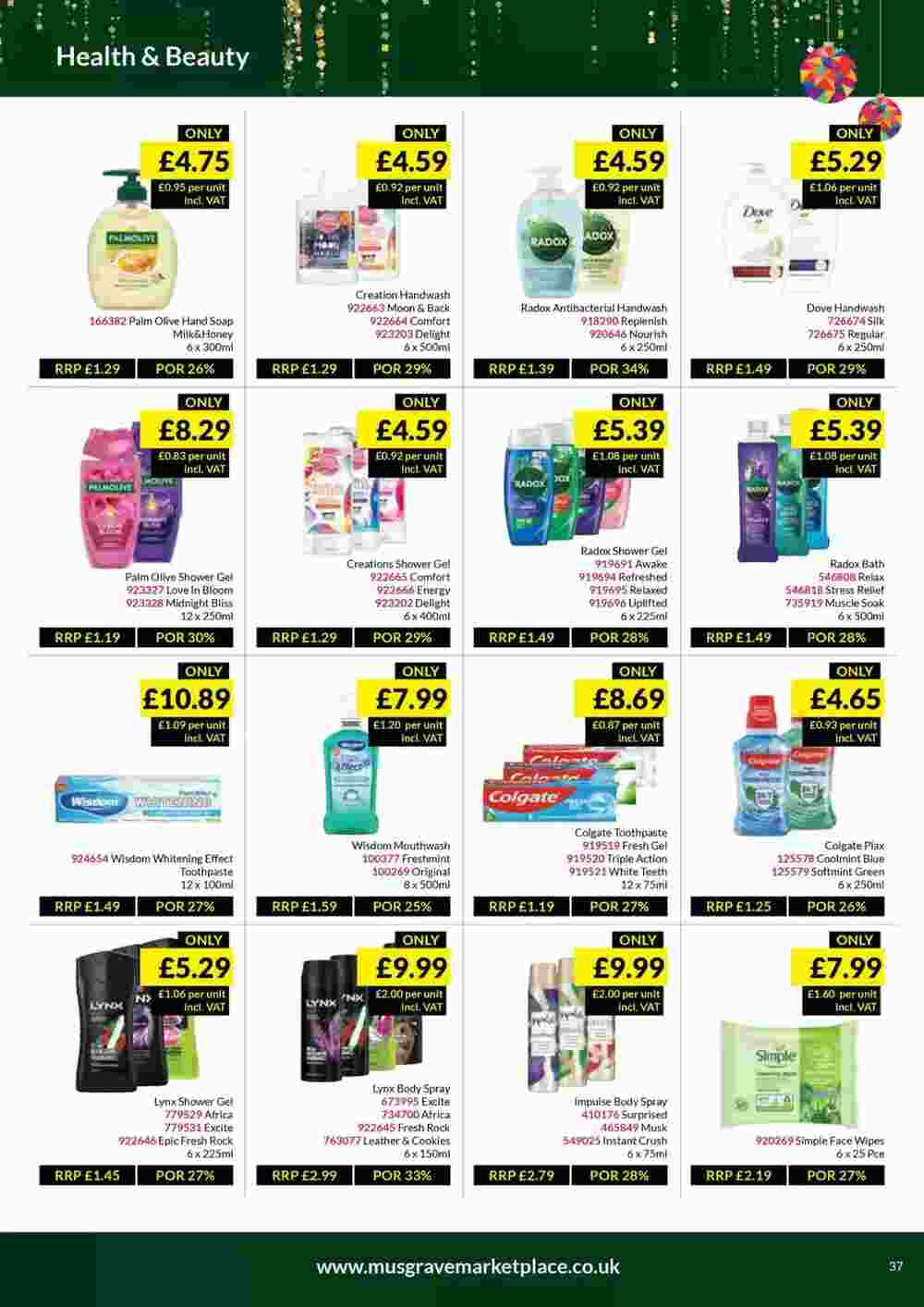 Musgrave MarketPlace offers valid from 18/11/2024 - Page 37.