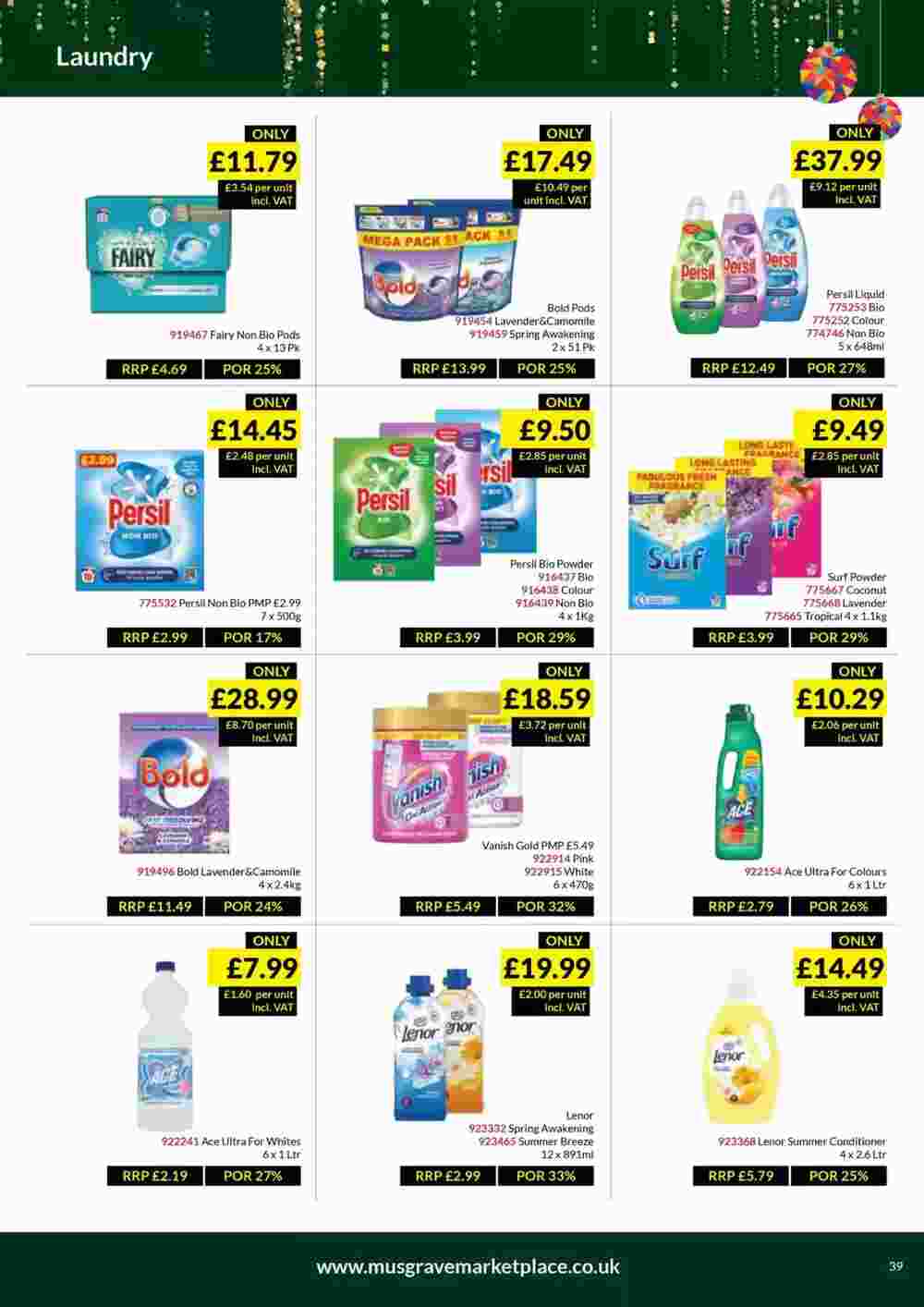 Musgrave MarketPlace offers valid from 18/11/2024 - Page 39.