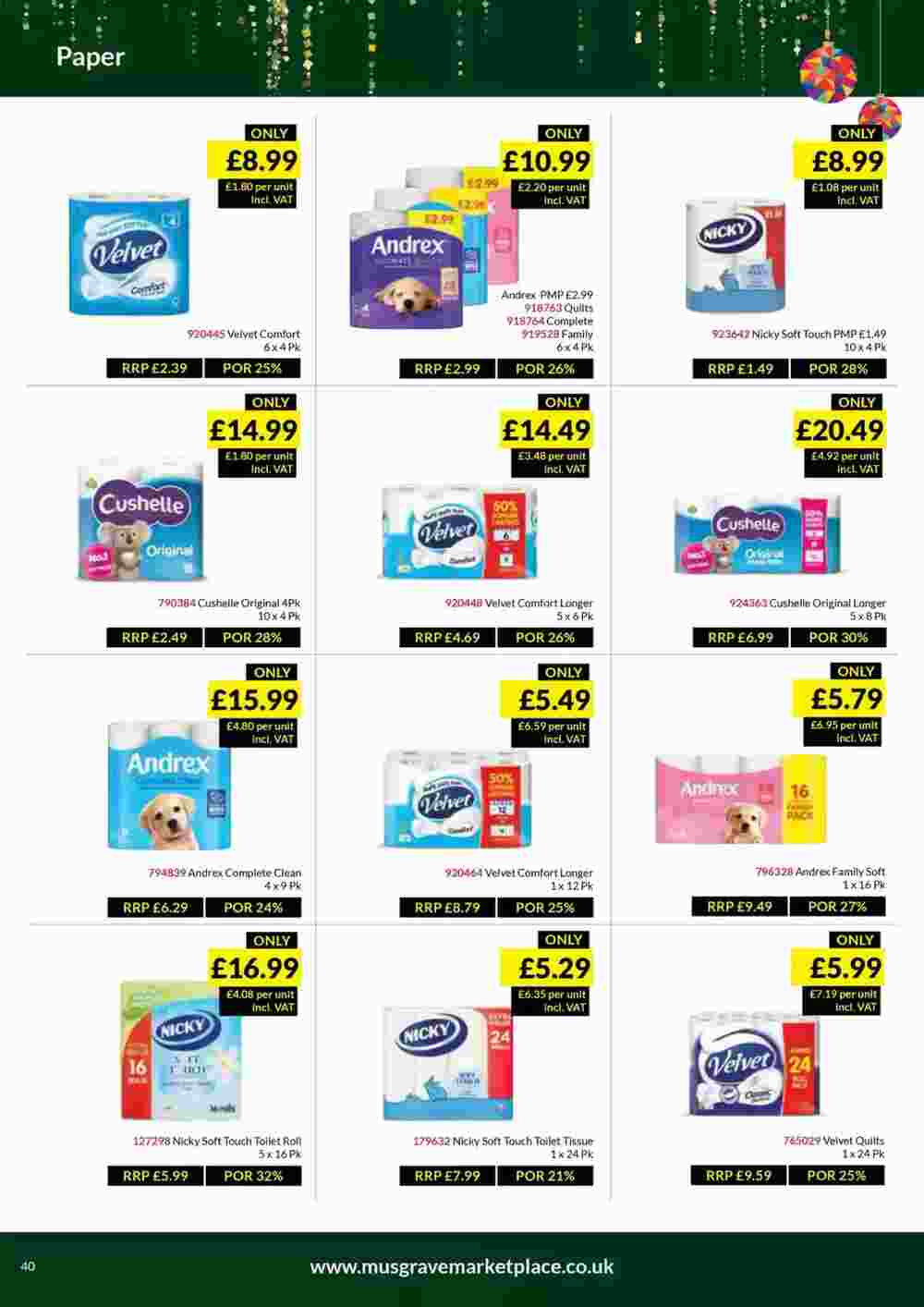 Musgrave MarketPlace offers valid from 18/11/2024 - Page 40.