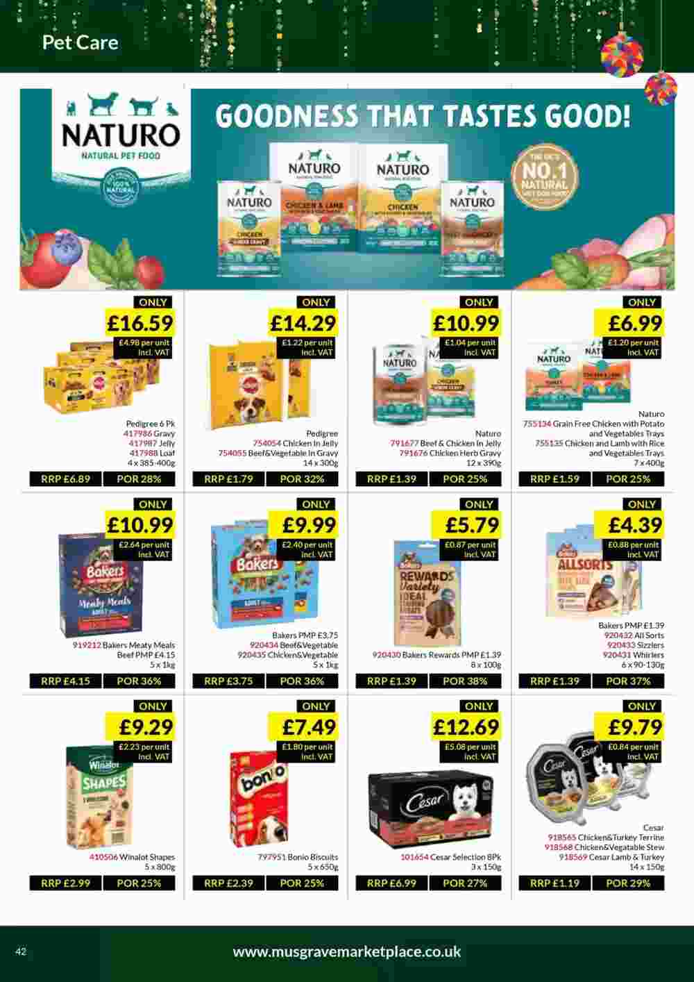 Musgrave MarketPlace offers valid from 18/11/2024 - Page 42.