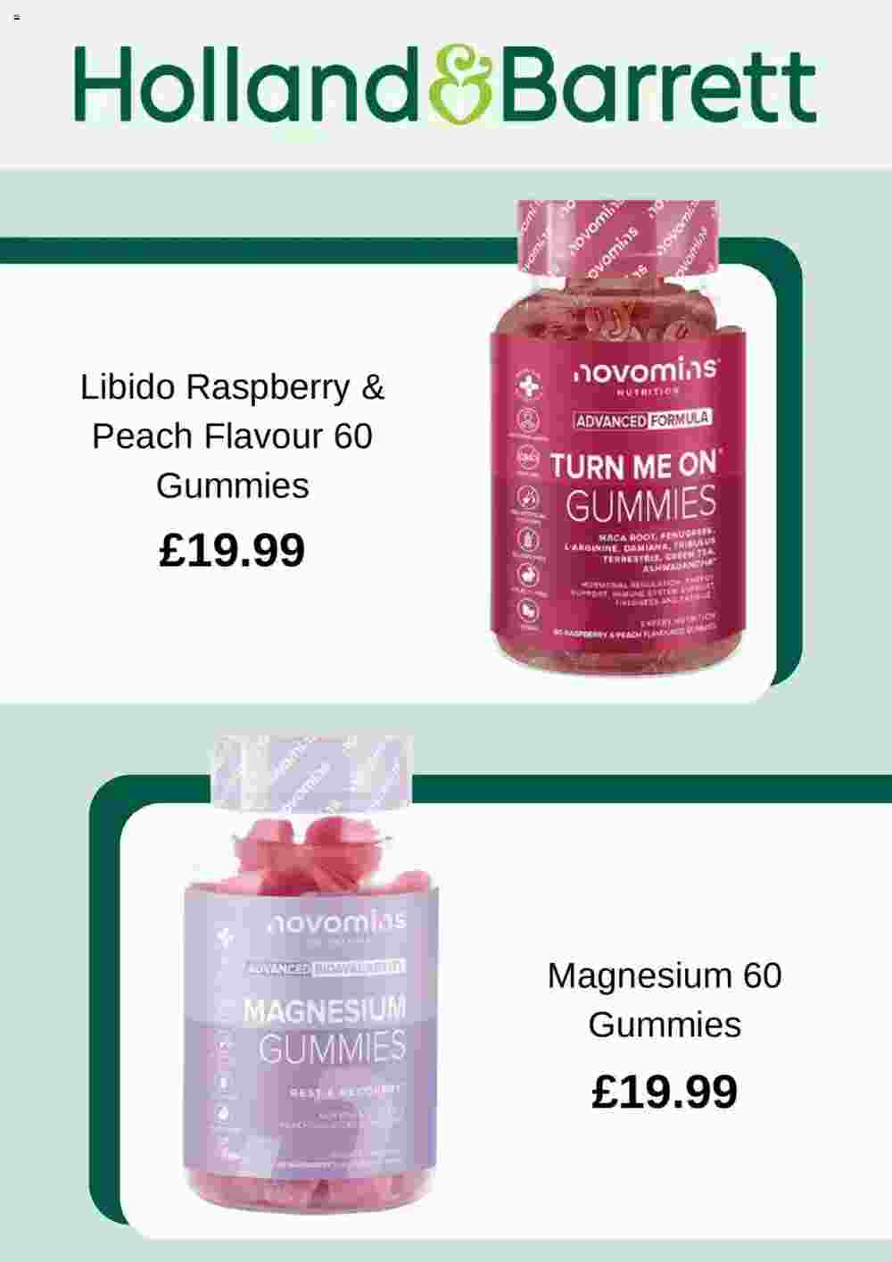 Holland & Barrett offers valid from 18/11/2024 - Page 3.