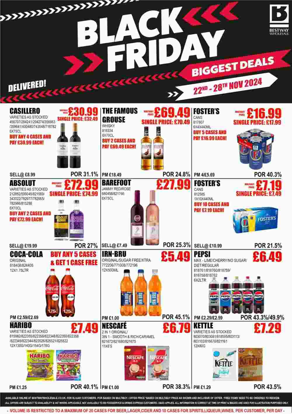 Bestway offers valid from 22/11/2024 - Page 1.