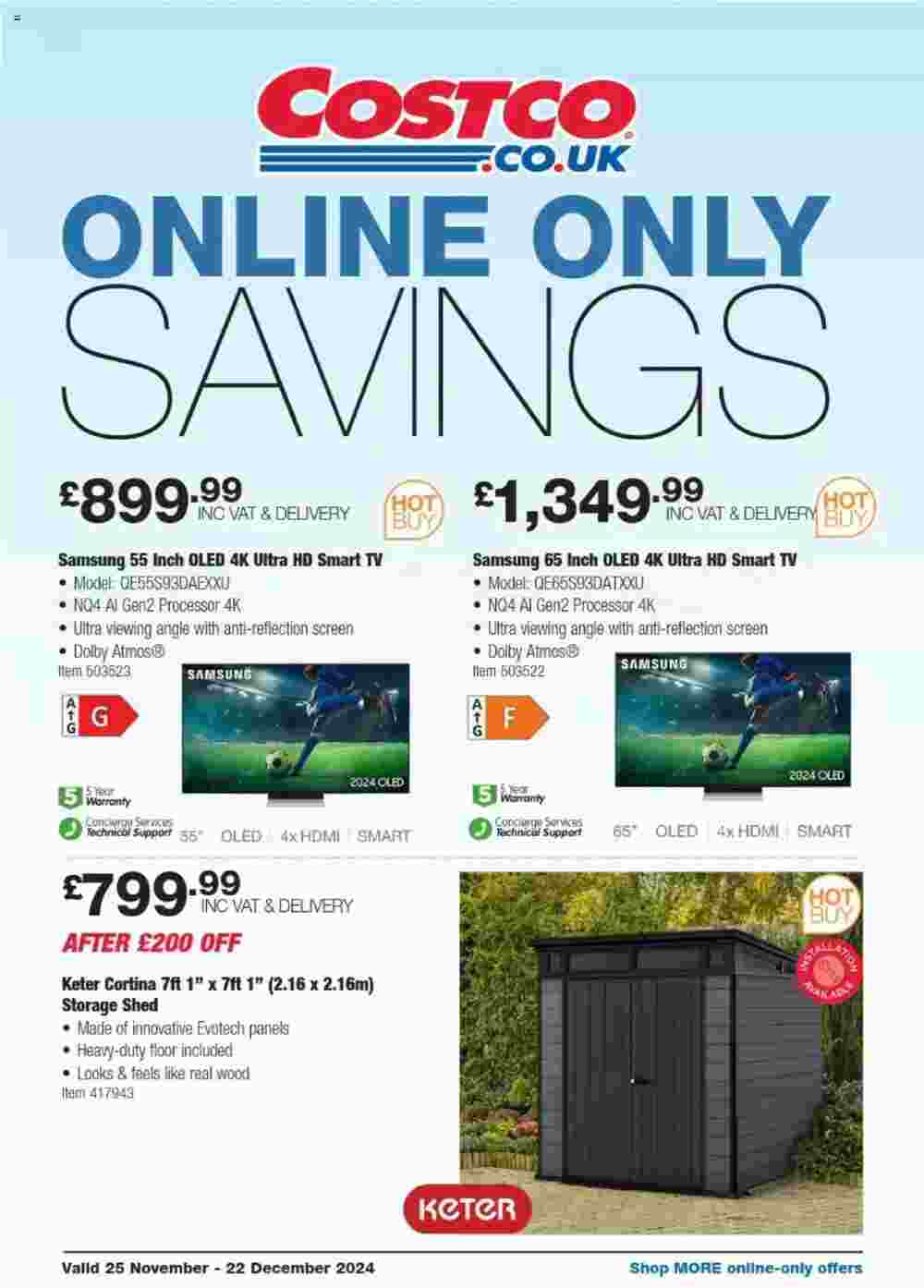 Costco offers valid from 25/11/2024 - Page 32.