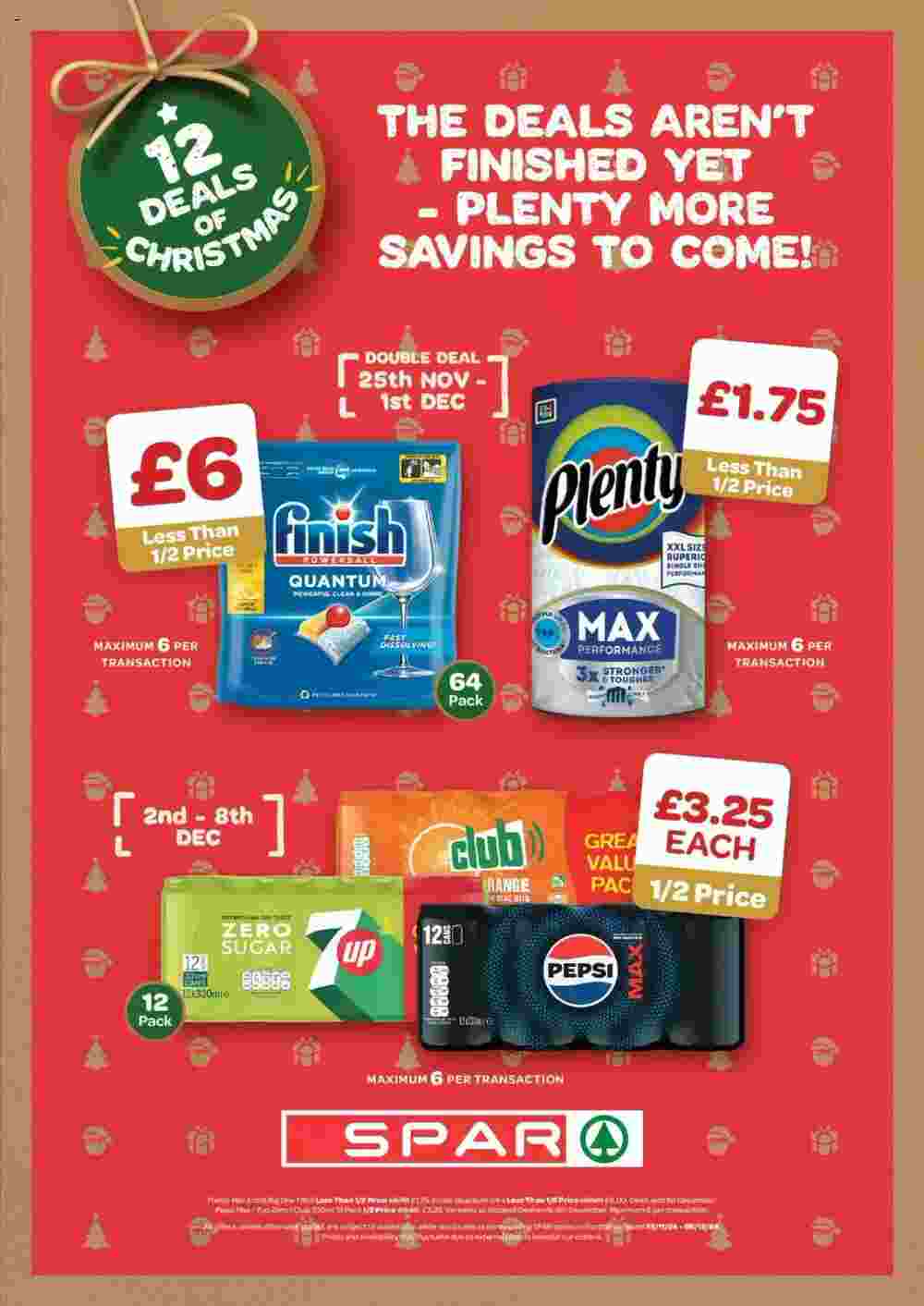 Spar offers valid from 25/11/2024 - Page 1.