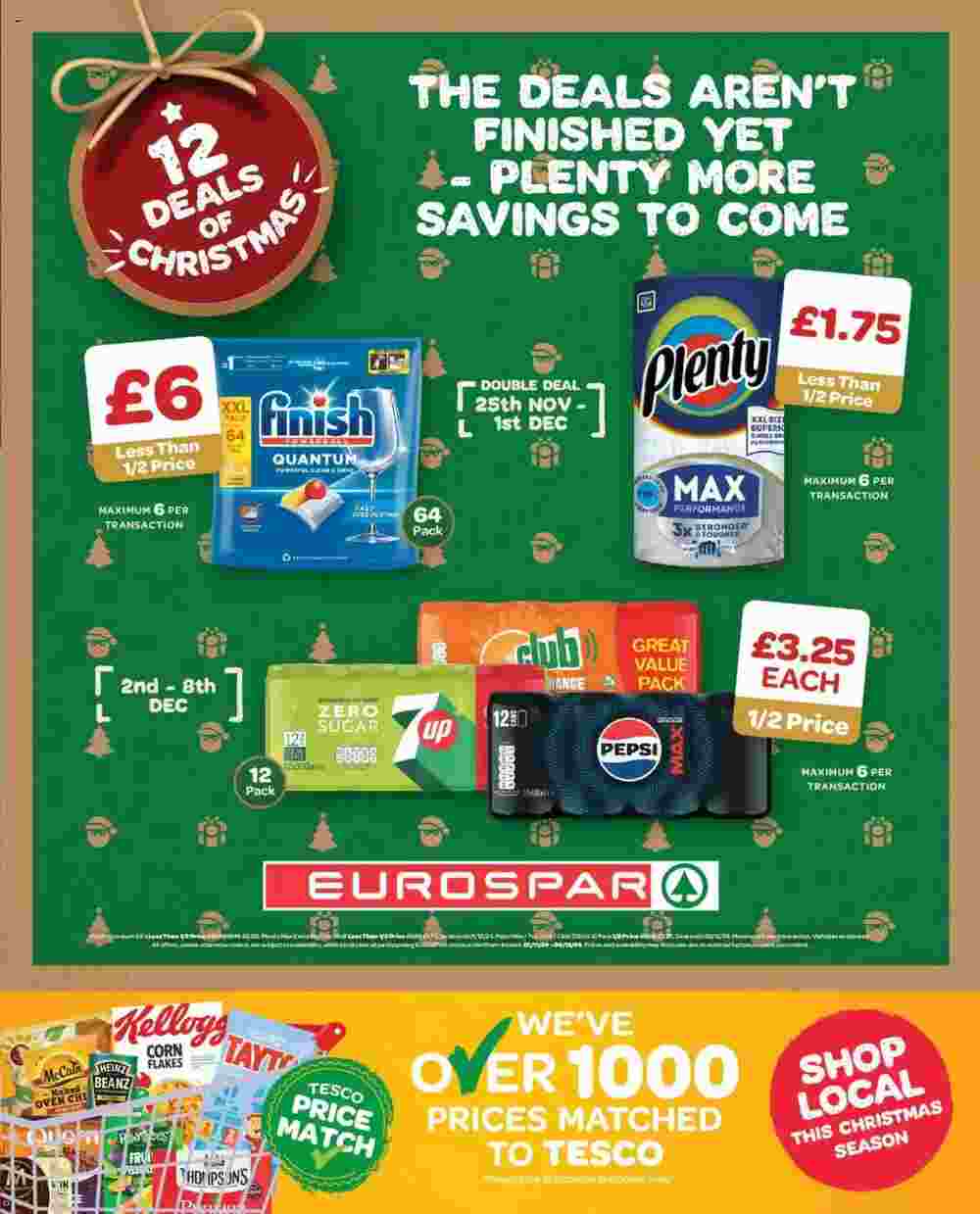 Spar offers valid from 25/11/2024 - Page 1.