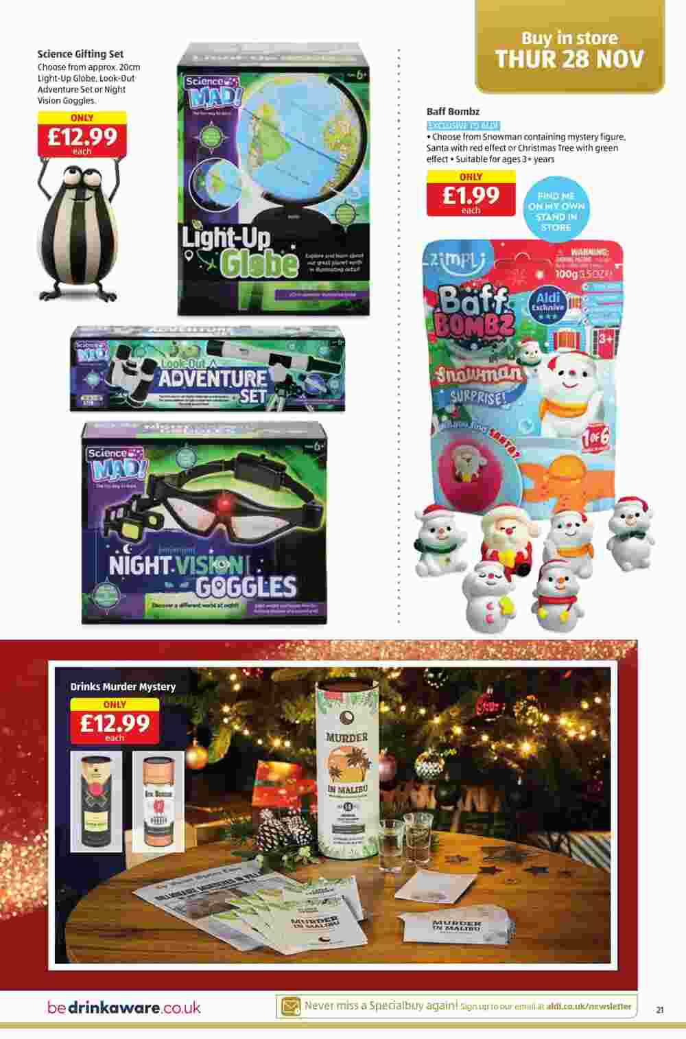 Aldi offers valid from 28/11/2024 - Page 21.