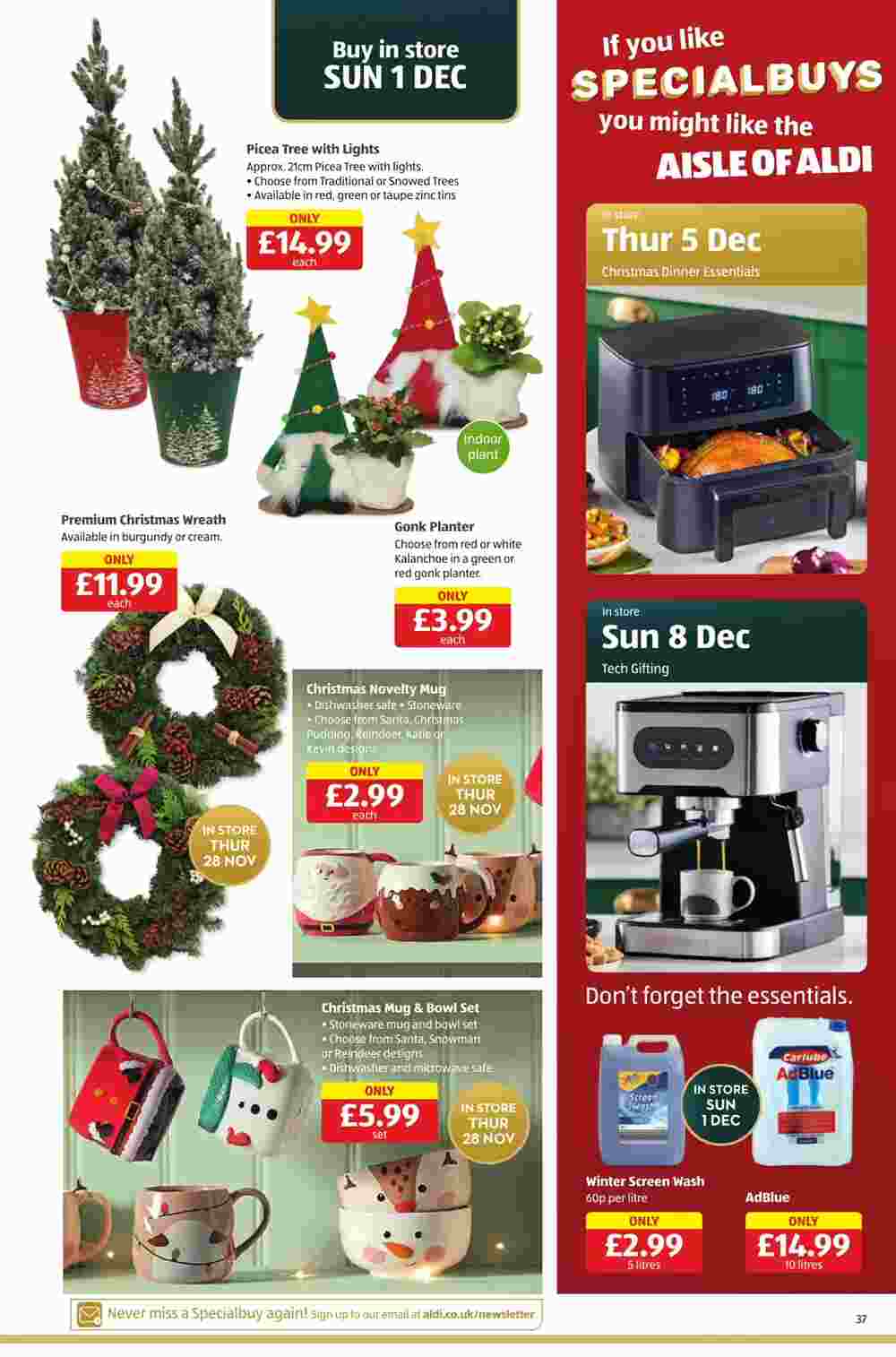 Aldi offers valid from 28/11/2024 - Page 37.