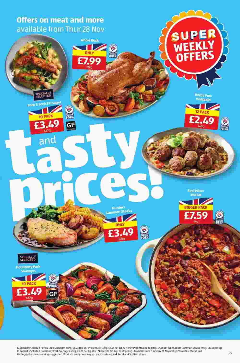 Aldi offers valid from 28/11/2024 - Page 39.