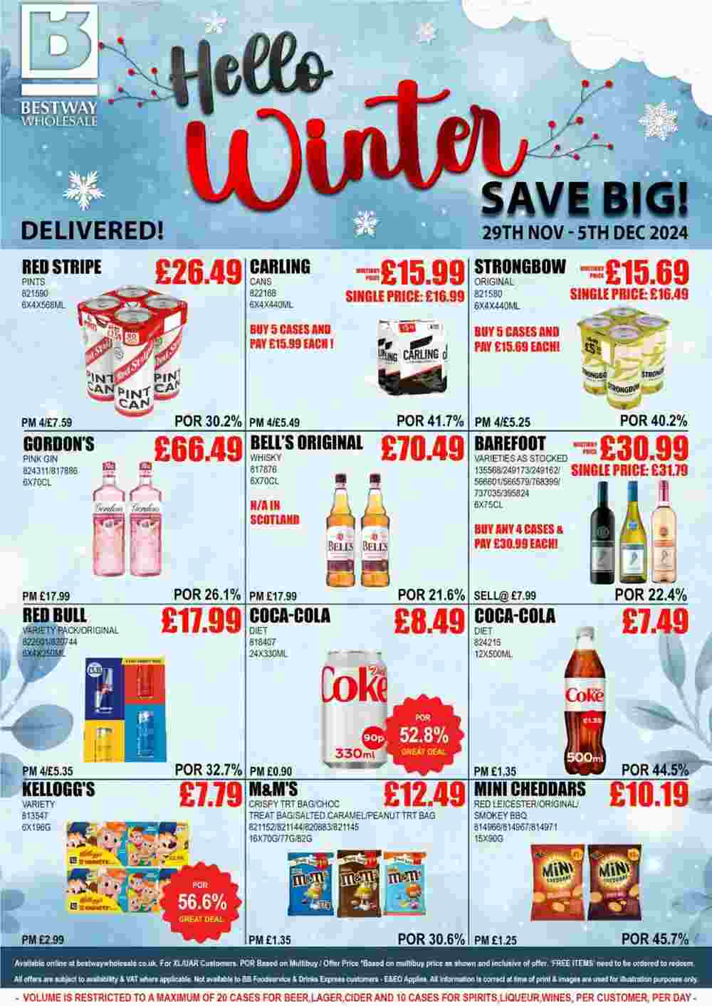 Bestway offers valid from 29/11/2024 - Page 1.