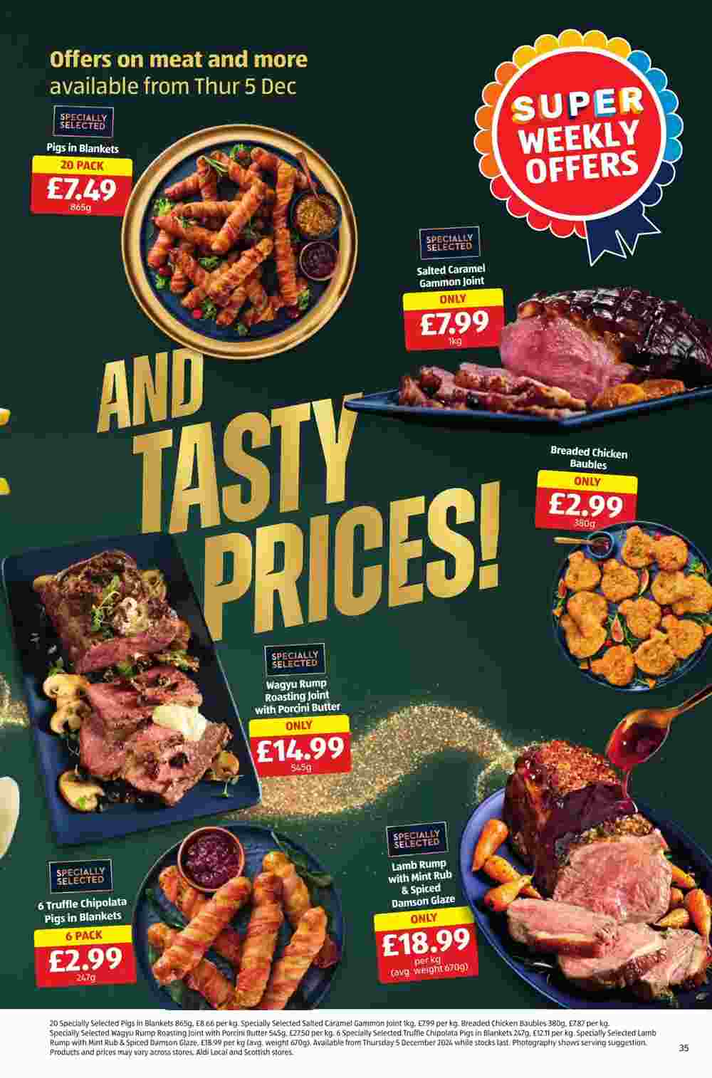 Aldi offers valid from 05/12/2024 - Page 35.