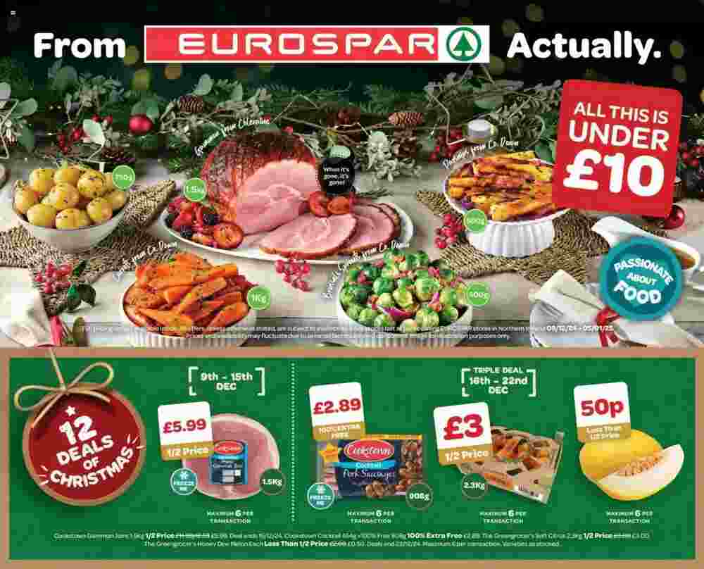 Spar offers valid from 09/12/2024 - Page 1.