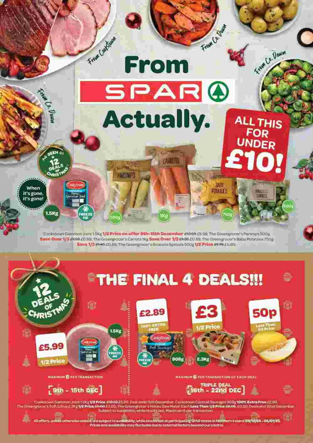 Spar offers valid from 09/12/2024 - Page 1.