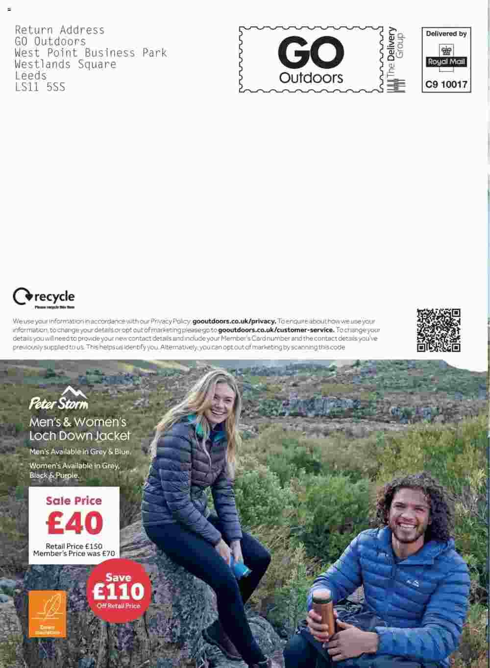 GO Outdoors offers valid from 09/12/2024 - Page 12.