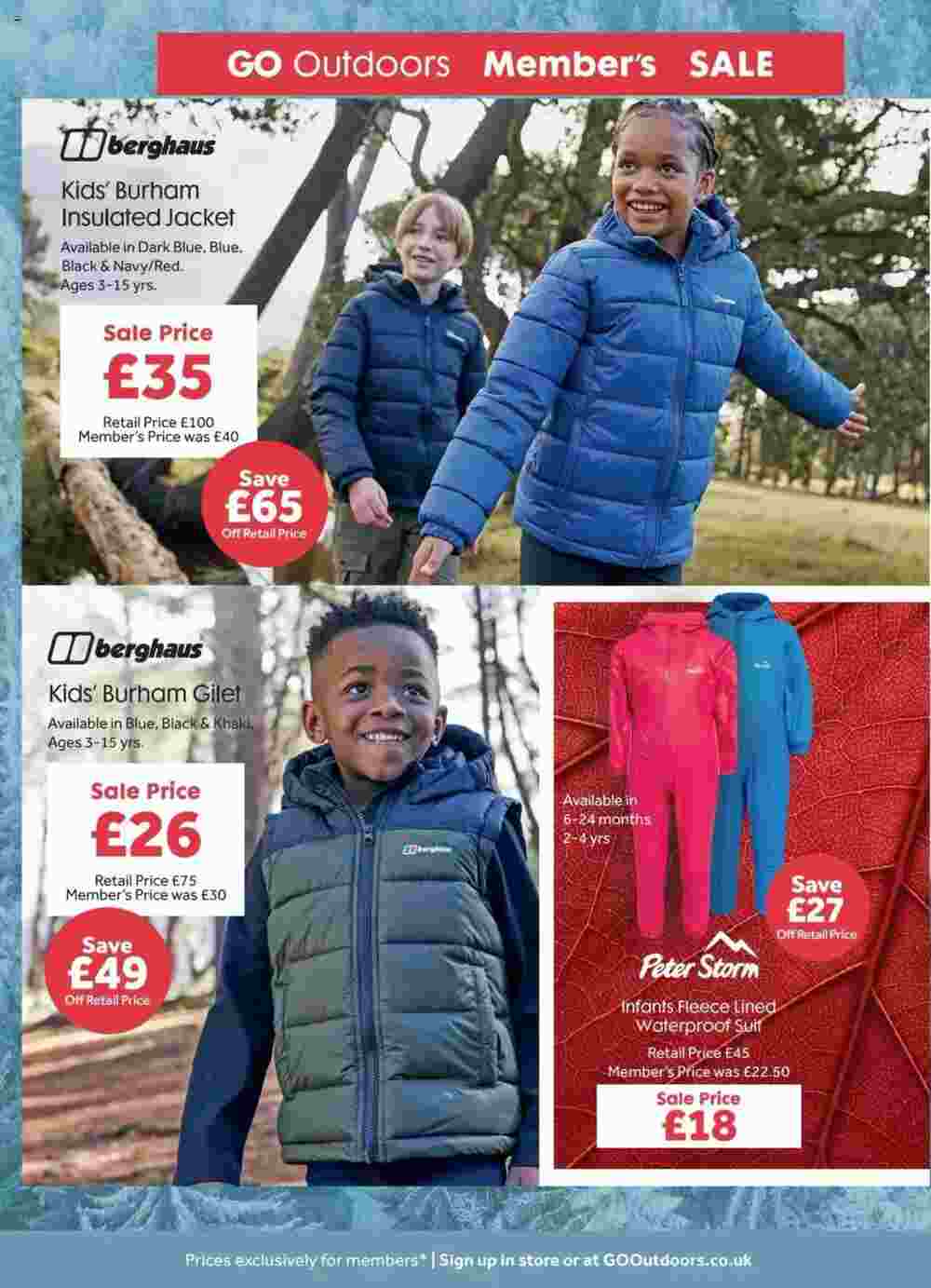 GO Outdoors offers valid from 09/12/2024 - Page 6.