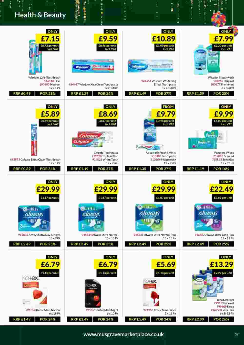 Musgrave MarketPlace offers valid from 09/12/2024 - Page 37.