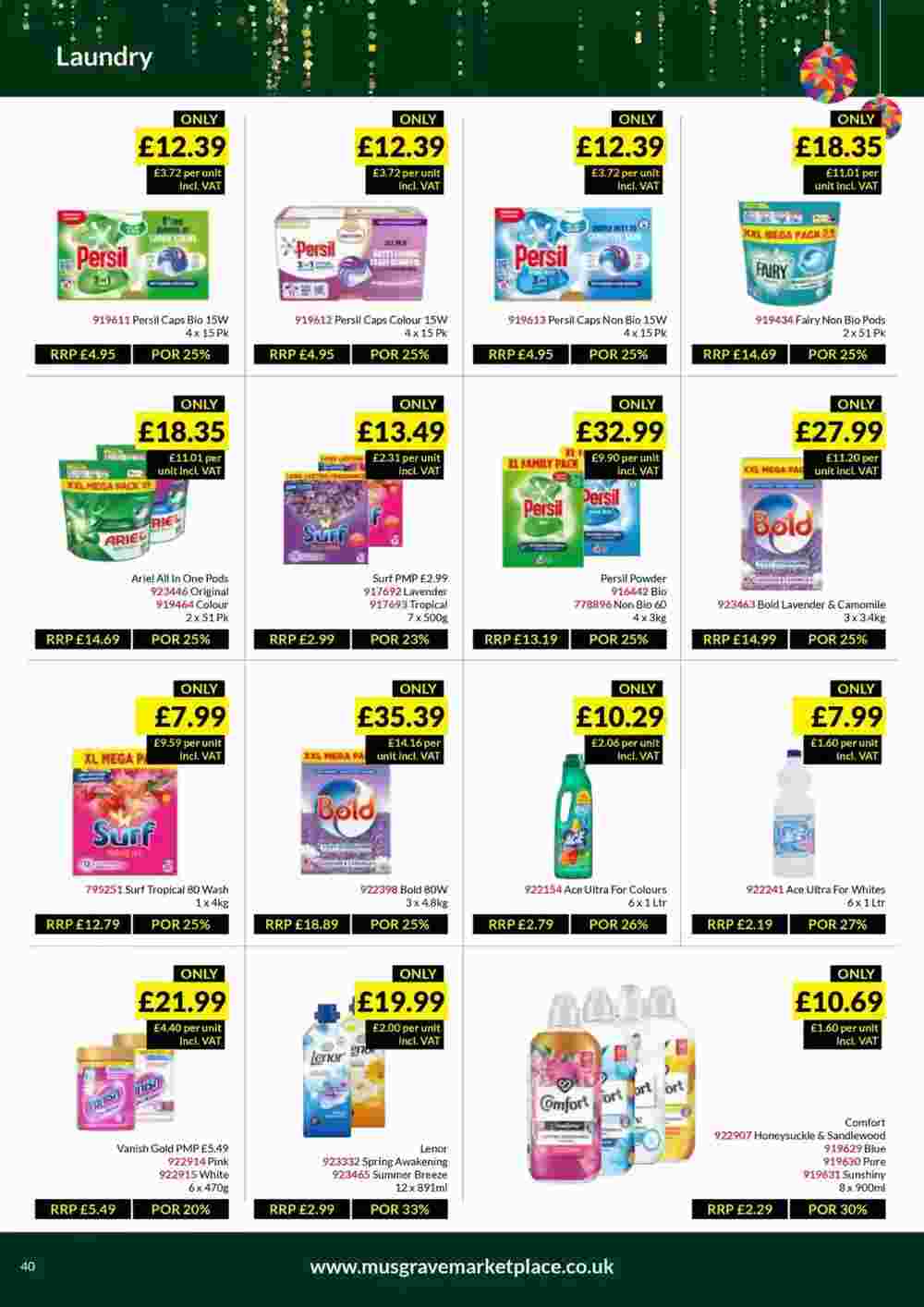 Musgrave MarketPlace offers valid from 09/12/2024 - Page 40.