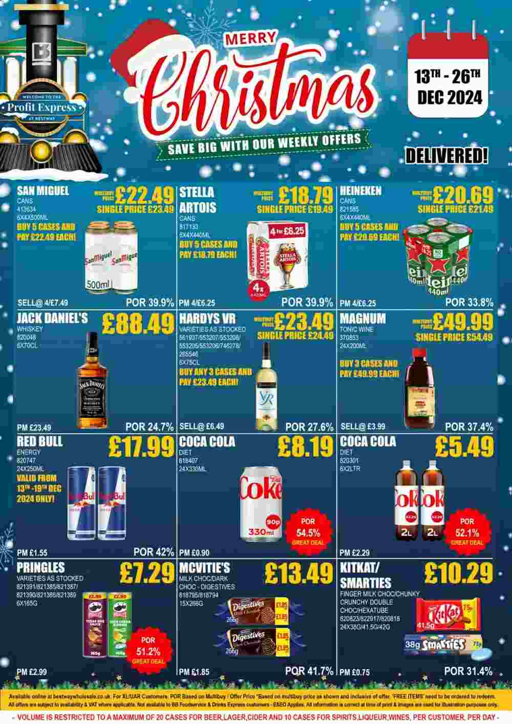 Bestway offers valid from 13/12/2024 - Page 1.