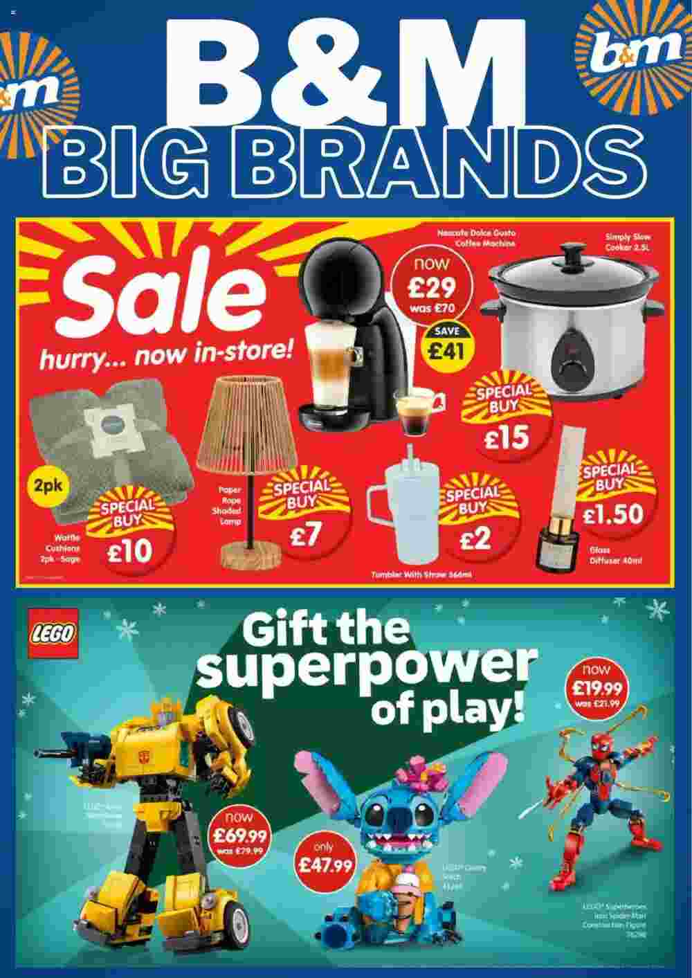 B&M Stores offers valid from 25/12/2024 - Page 1.