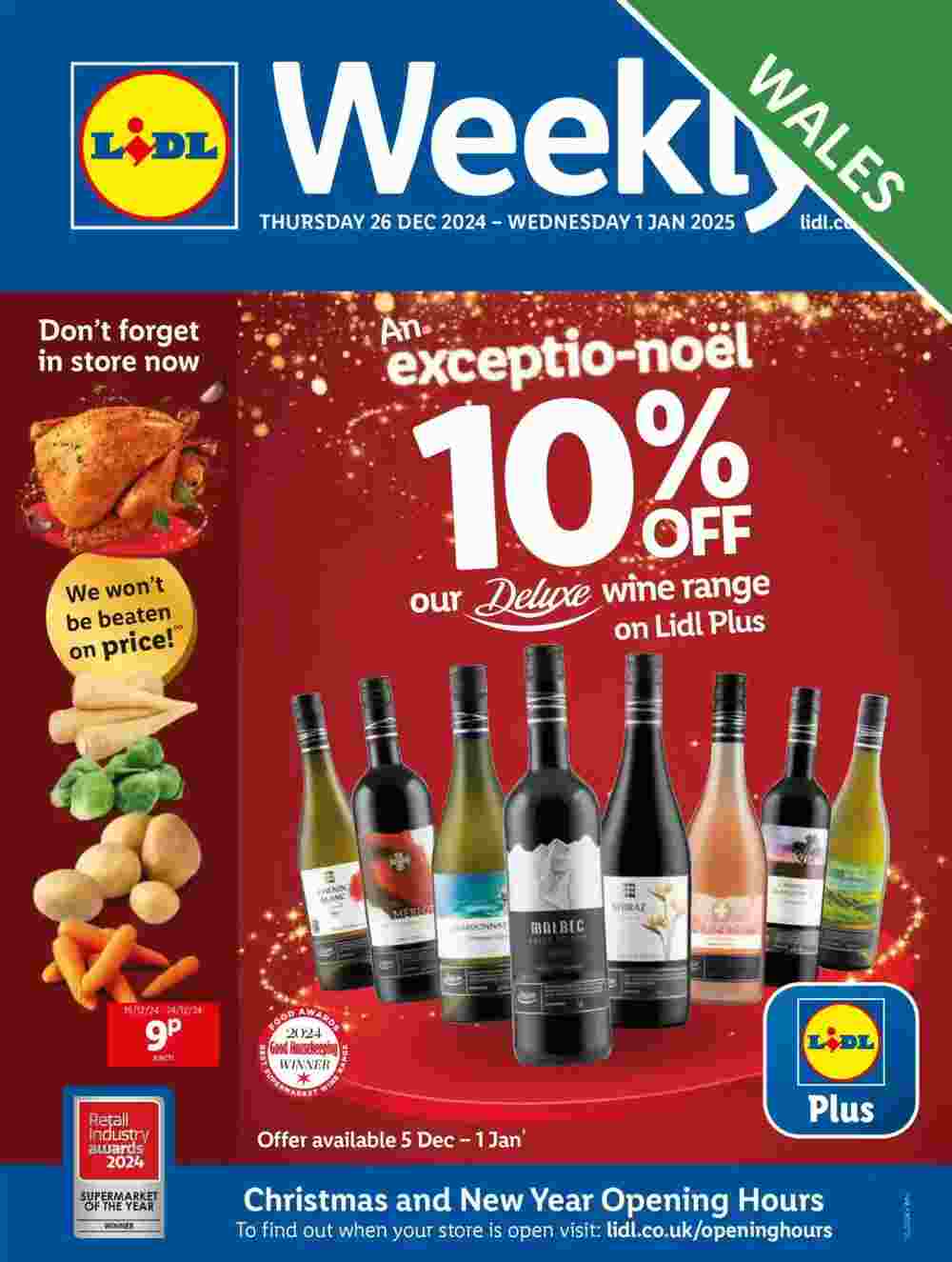 Lidl offers valid from 26/12/2024 - Page 1.