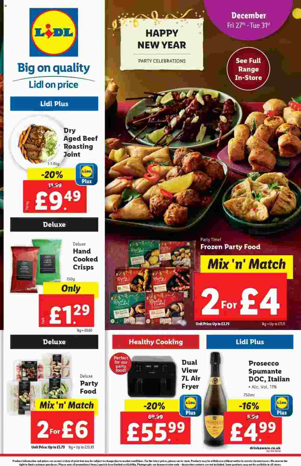 Lidl offers valid from 27/12/2024 - Page 1.