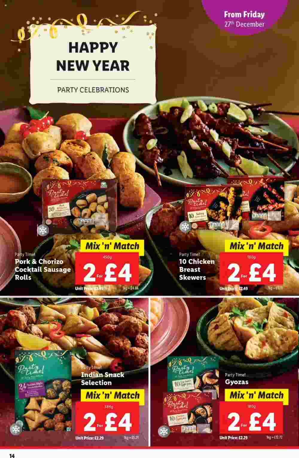 Lidl offers valid from 27/12/2024 - Page 14.