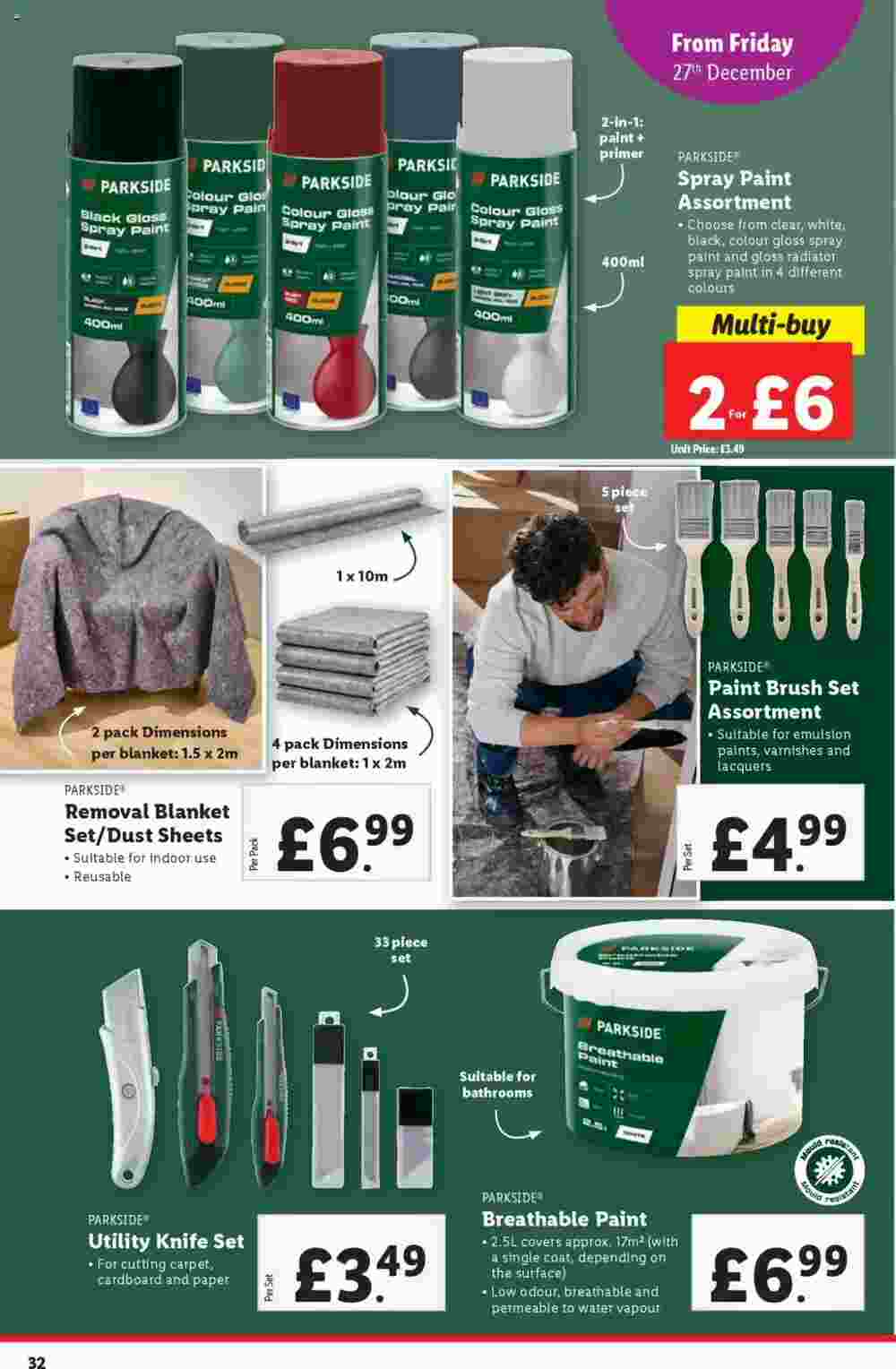 Lidl offers valid from 27/12/2024 - Page 32.