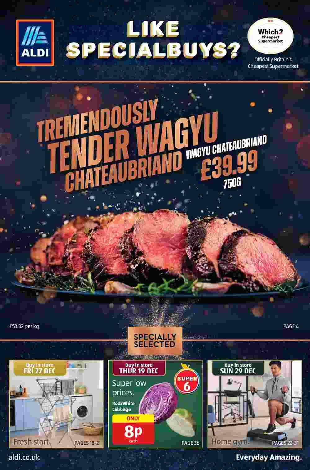 Aldi offers valid from 27/12/2024 - Page 1.