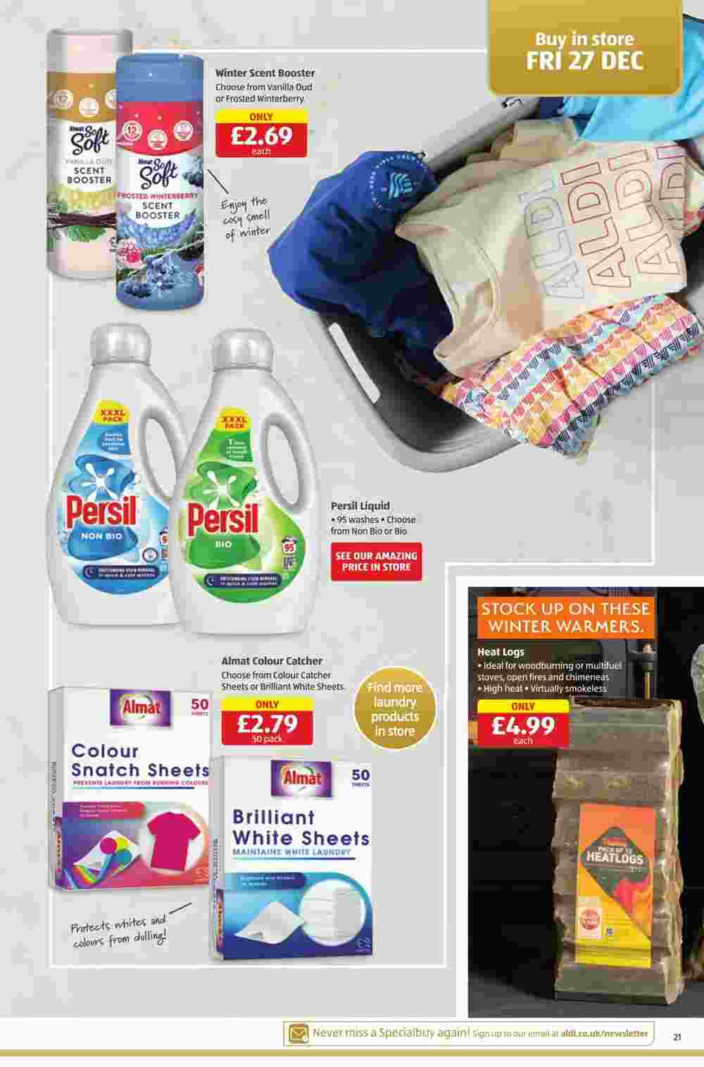 Aldi offers valid from 27/12/2024 - Page 21.