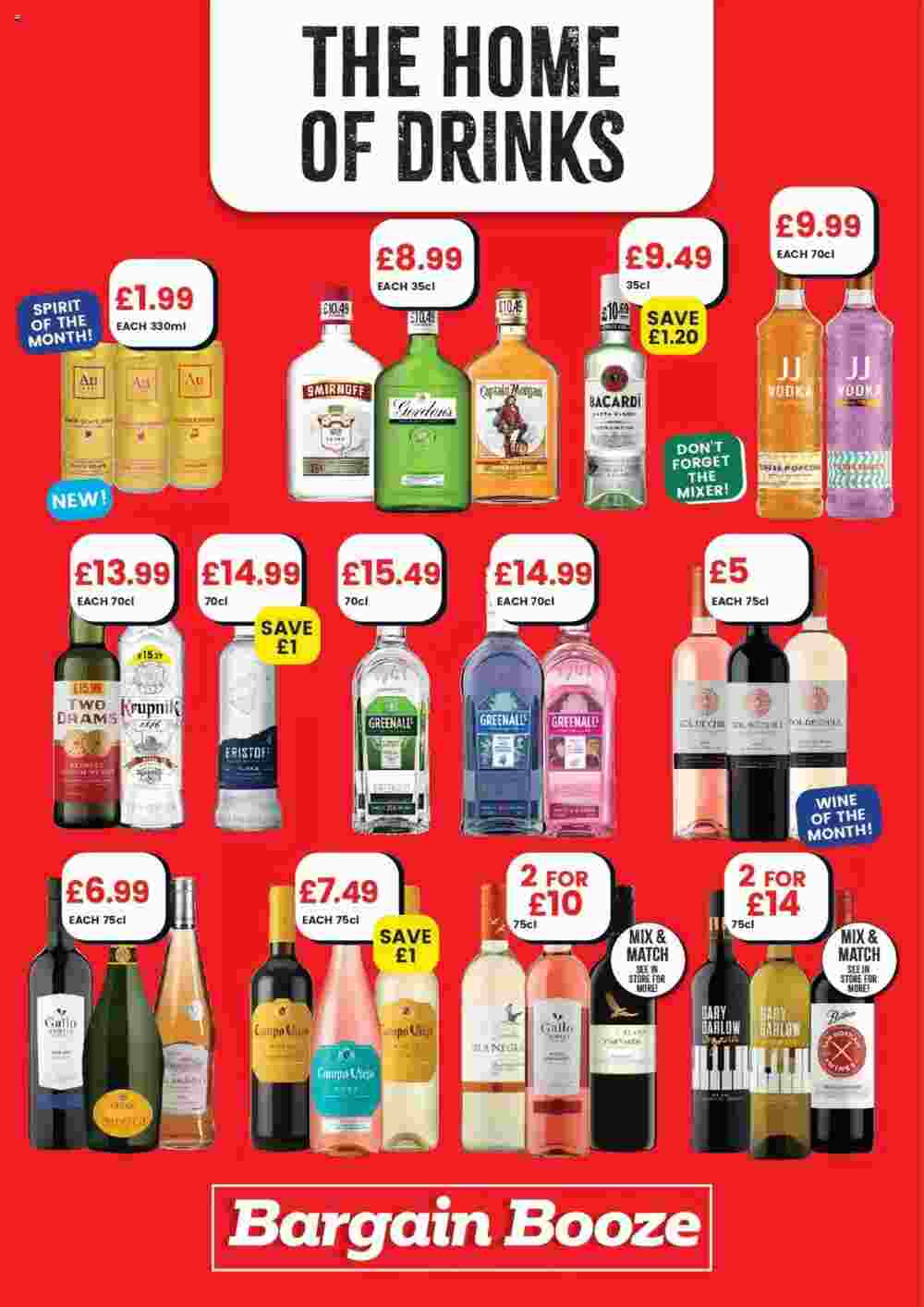 Bargain Booze offers valid from 02/01/2025 - Page 1.