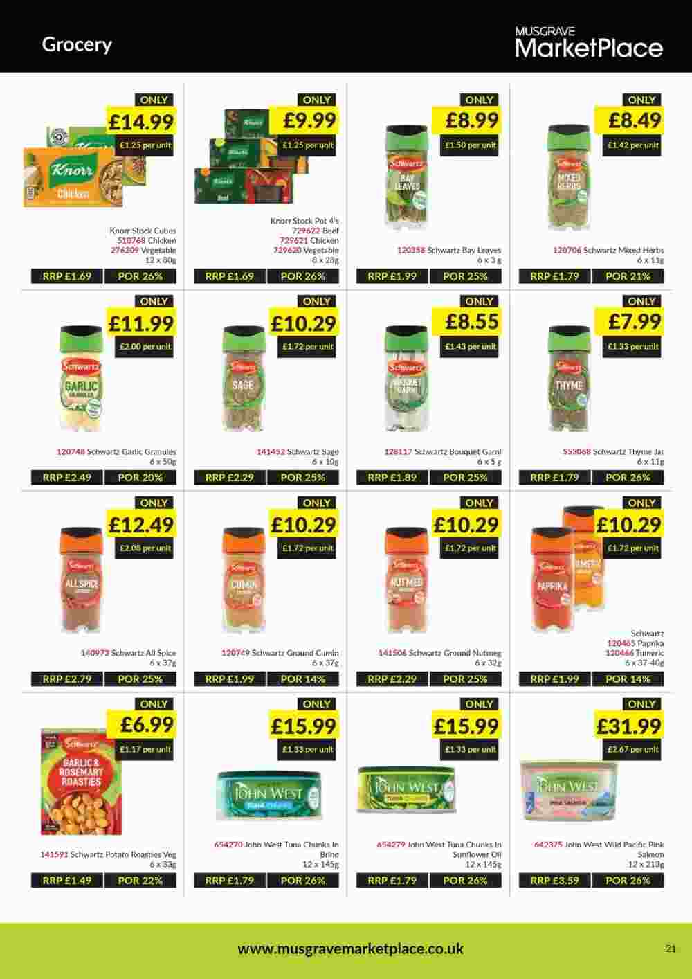 Musgrave MarketPlace offers valid from 06/01/2025 - Page 21.