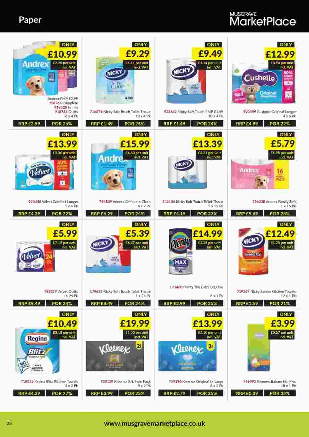 Musgrave MarketPlace offers valid from 06/01/2025 - Page 28.