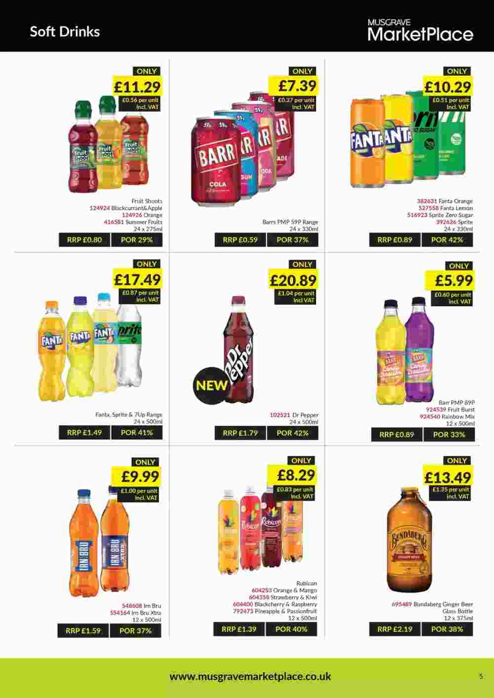 Musgrave MarketPlace offers valid from 06/01/2025 - Page 5.