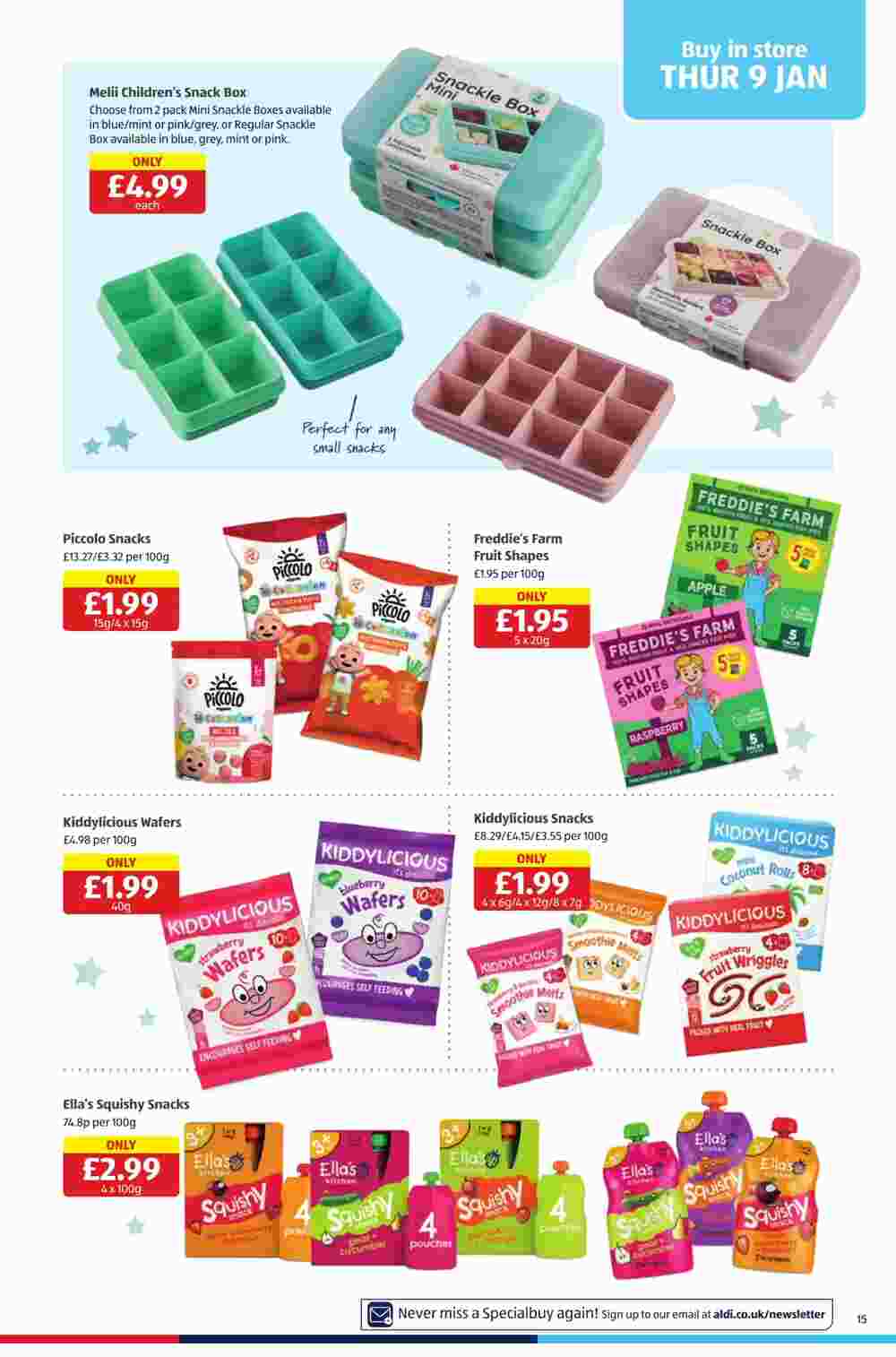 Aldi offers valid from 09/01/2025 - Page 15.