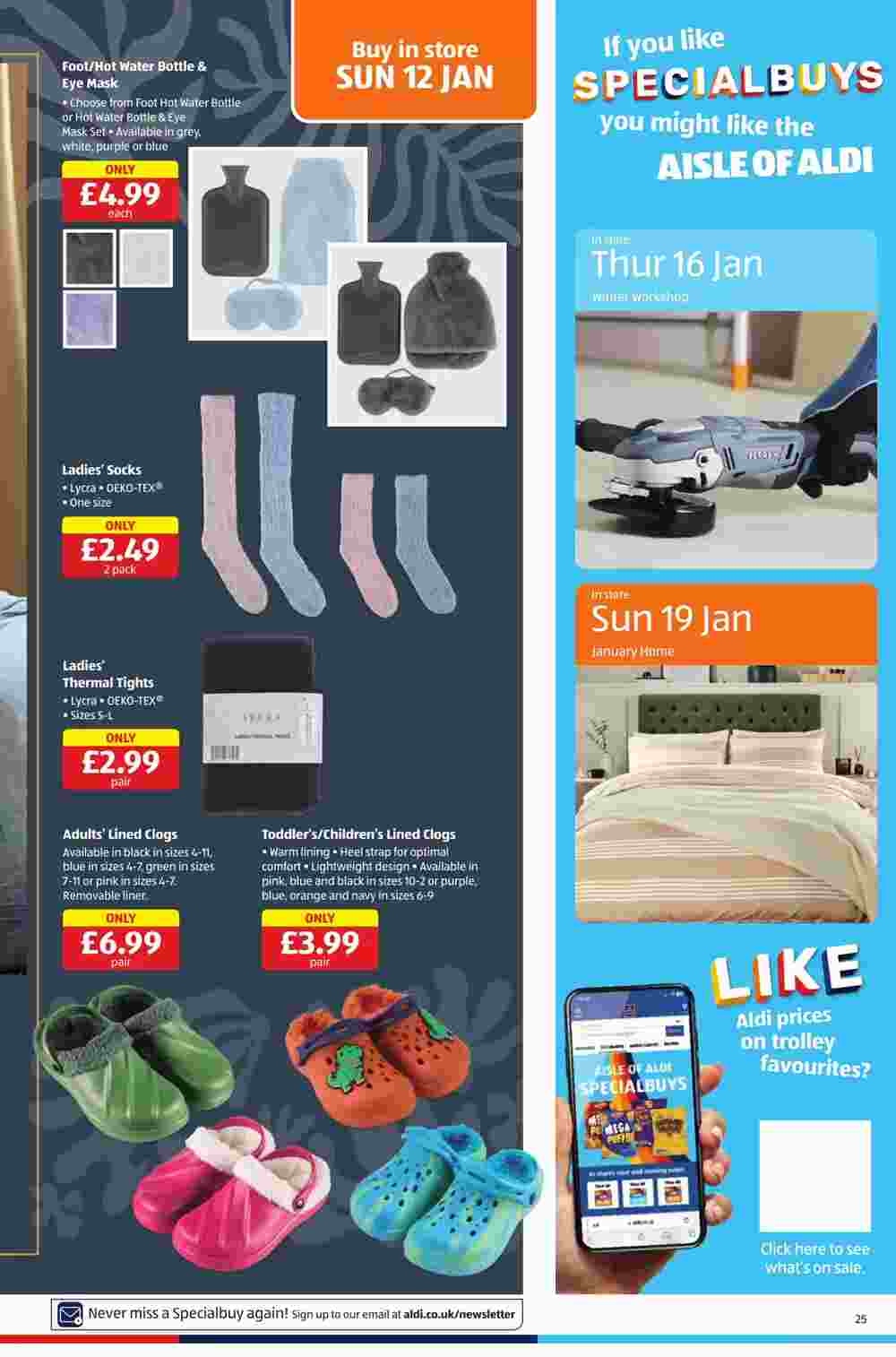 Aldi offers valid from 09/01/2025 - Page 25.