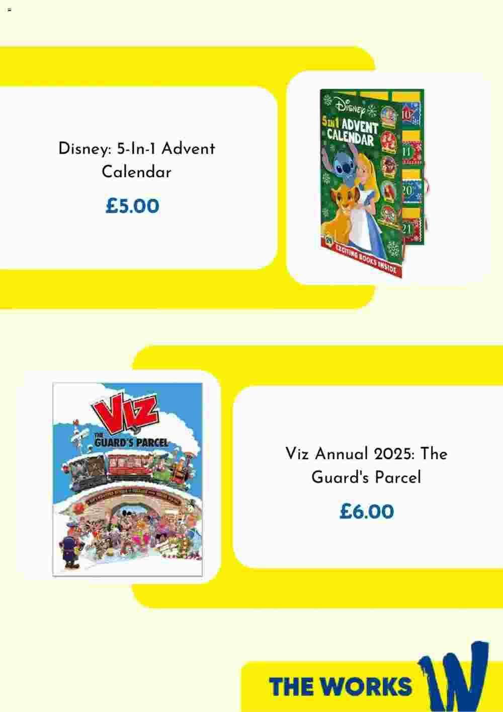 The Works offers valid from 10/01/2025 - Page 3.