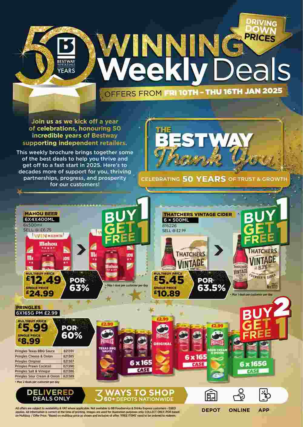 Bestway offers valid from 10/01/2025 - Page 1.