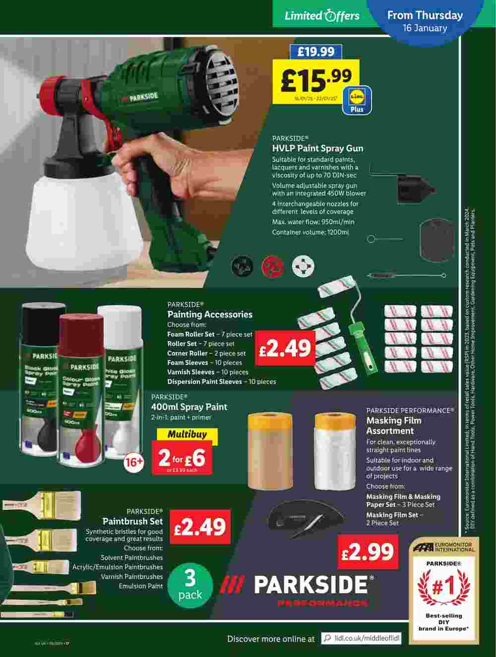 Lidl offers valid from 16/01/2025 - Page 19.