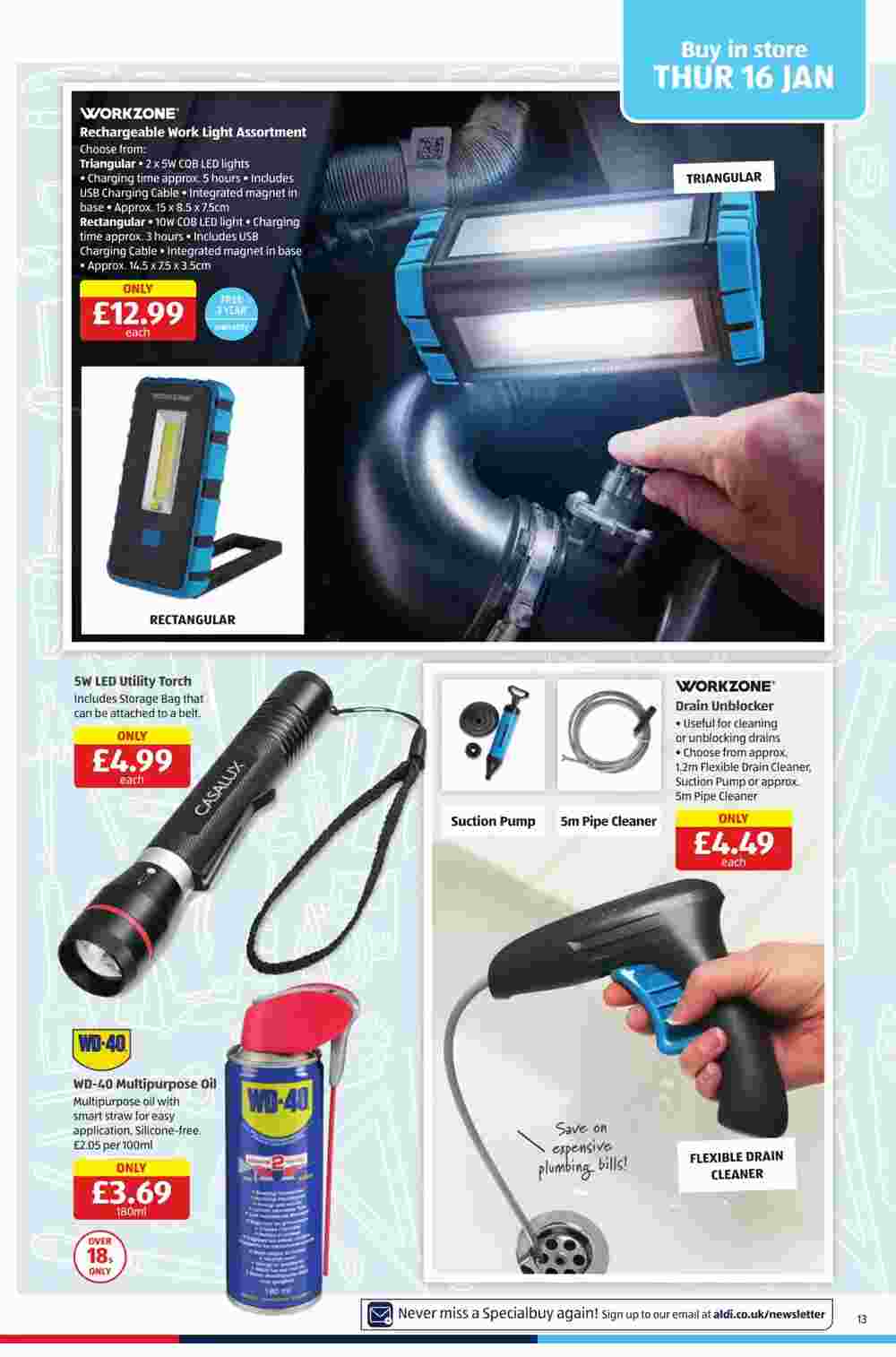 Aldi offers valid from 16/01/2025 - Page 13.