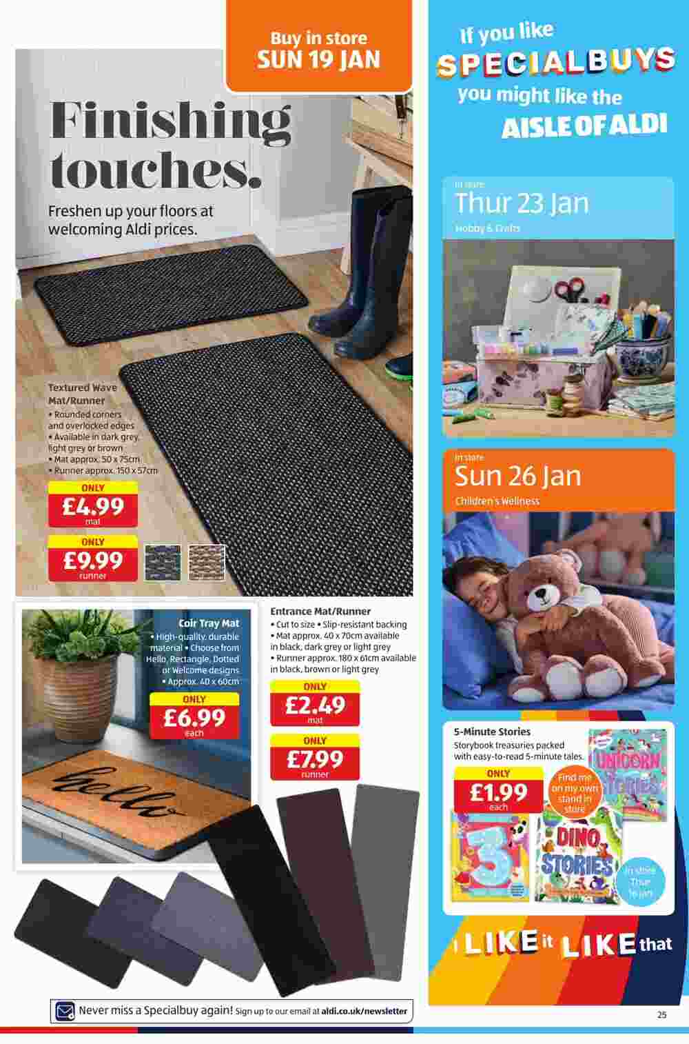 Aldi offers valid from 16/01/2025 - Page 25.