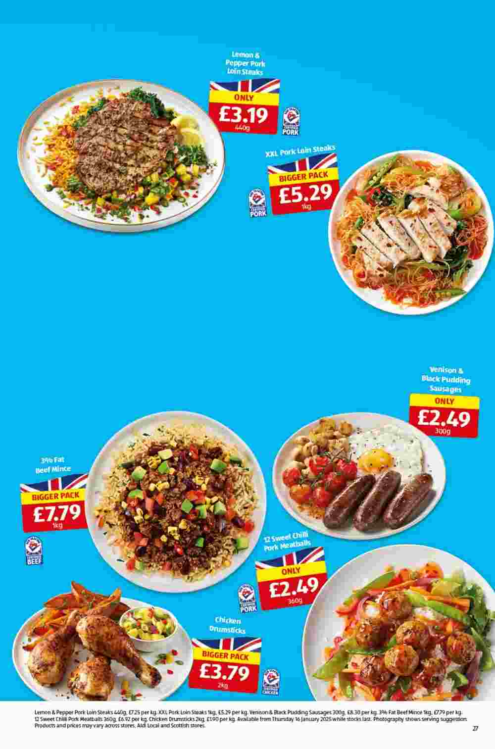 Aldi offers valid from 16/01/2025 - Page 27.